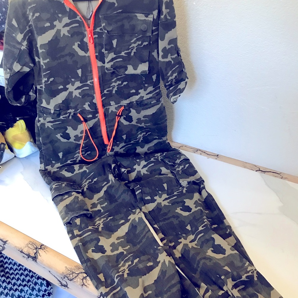 Fashion Nova camouflage Jumpsuit